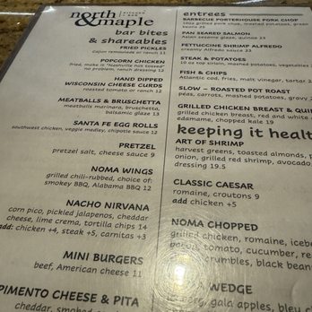 North & Maple Kitchen + Bar - New American Near Me - Tinley Park, Illinois