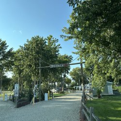 Double J Campground - Entrance to campsites.