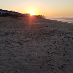 Beautiful sun rise at Ocean Surf Resort.