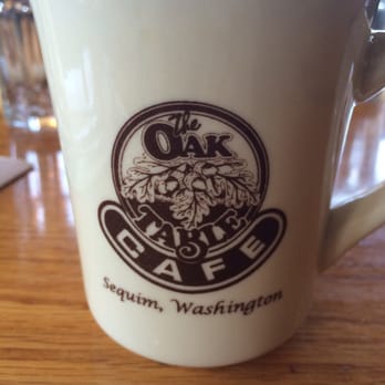 The Oak Table Cafe - Coffee cup - Breakfast & Brunch Near Me - Sequim, Washington