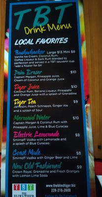 Menu photo 4 The Blind Tiger Bay Saint Louis, MS