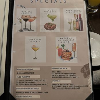 Jane Doe Lounge - Daily Specials Menu January 2026 - Cocktail Bars Near Me - New York, New York Jane Doe Lounge - Daily Specials Menu January 2026 - Cocktail Bars Near Me - New York, New York