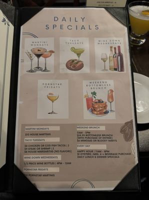 Menu photo 1 Jane Doe Lounge New York, NY Menu photo 1 Jane Doe Lounge New York, NY