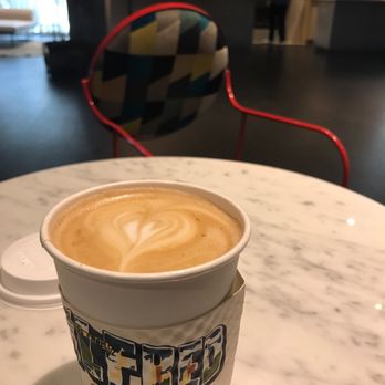 Alfred - Just a plain ol' vanilla latte - Coffee & Tea Near Me - Austin, Texas