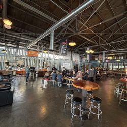 Naomi Joe Coffee - Inside - coffee shop is a tiny corner of this huge warehouse style brewery