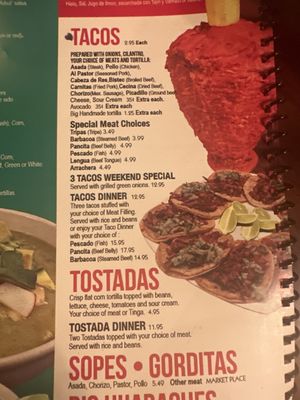Menu photo 2 Toluca's Restaurant Waukegan, IL Menu photo 2 Toluca's Restaurant Waukegan, IL