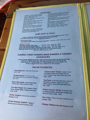 Menu photo 8 Cathy's Beach Connection Juno Beach, FL