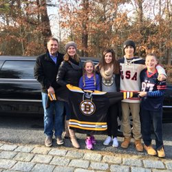 Town Car Transportation - On the way to the Bruins game in Boston