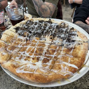 2 Brother's Pizza - Half Oreo / half sinful cinnamon pie - Pizza Near Me - Riverside, California 2 Brother's Pizza - Half Oreo / half sinful cinnamon pie - Pizza Near Me - Riverside, California