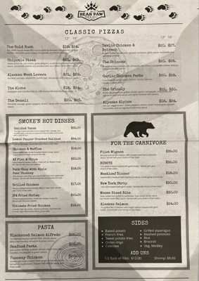 Menu photo 5 The Bear Paw Bar & Grill Anchorage, AK