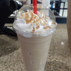 The Refuge Coffee Food & Wine - Large caramel frappe