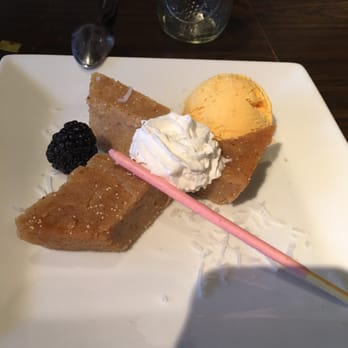 Burmatown - Coconut cake with mango ice cream - Burmese Near Me - Corte Madera, California Burmatown - Coconut cake with mango ice cream - Burmese Near Me - Corte Madera, California
