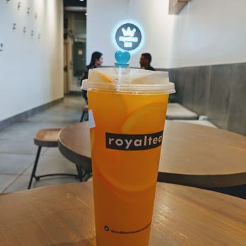ROYALTEA - Whole orange (Jasmine green tea base) - Bubble Tea Near Me - Orlando, Florida ROYALTEA - Whole orange (Jasmine green tea base) - Bubble Tea Near Me - Orlando, Florida