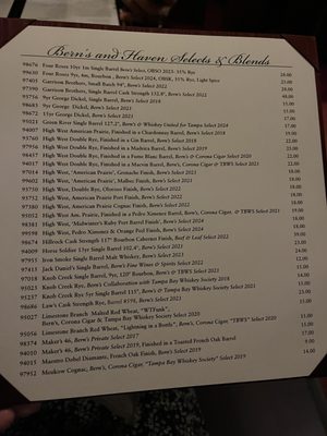 Menu photo 8 Harry Waugh Dessert Room Tampa, FL