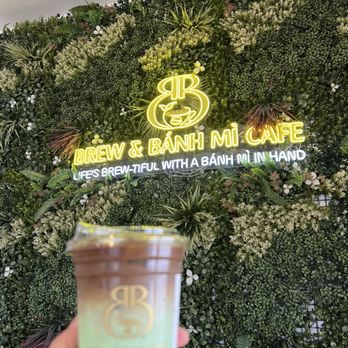 Brew & Banh Mi Cafe - Pandan Coffee Latte - Coffee & Tea Near Me - Milpitas, California Brew & Banh Mi Cafe - Pandan Coffee Latte - Coffee & Tea Near Me - Milpitas, California