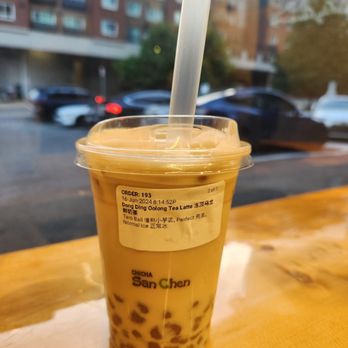 CHICHA San Chen - Dong Ding Oolong Tea Latte 4.5/5 - Bubble Tea Near Me - Bellevue, Washington CHICHA San Chen - Dong Ding Oolong Tea Latte 4.5/5 - Bubble Tea Near Me - Bellevue, Washington