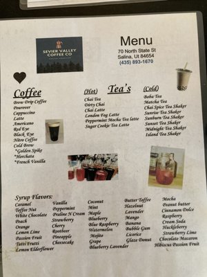 Menu photo 4 Sevier Valley Coffee Salina, UT Menu photo 4 Sevier Valley Coffee Salina, UT