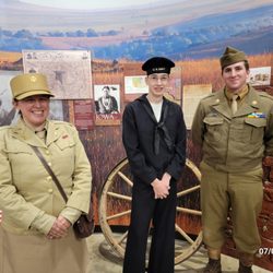 Edmond Historical Society & Museum - Volunteers from Tinker AFB (I think). Thanks to all for period uniforms. Impressive.