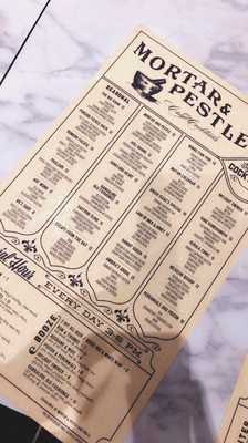 Menu photo 8 Mortar & Pestle Bar San Jose, CA Menu photo 8 Mortar & Pestle Bar San Jose, CA