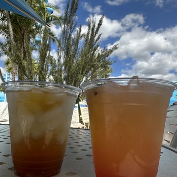 The Drop Off - two beverages on a table - Bars Near Me - Lake Buena Vista, Florida The Drop Off - two beverages on a table - Bars Near Me - Lake Buena Vista, Florida