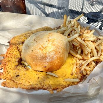 Skirted Heifer - The Classic Skirted Heifer and fries. - American Near Me - Colorado Springs, Colorado Skirted Heifer - The Classic Skirted Heifer and fries. - American Near Me - Colorado Springs, Colorado