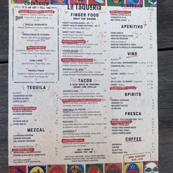 La Taqueria - Menu