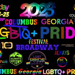 Colgay Pride - Advertisement for the 2023 Columbus Georgia LGBTQ Pride Festival 10th anniversary
