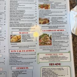 Fifth Wheel Truck Stop - Menu