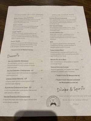 Menu photo 3 Teddy's Eatery & Parlor Fargo, ND