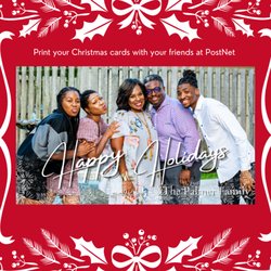 PostNet - Custom holiday greeting cards.