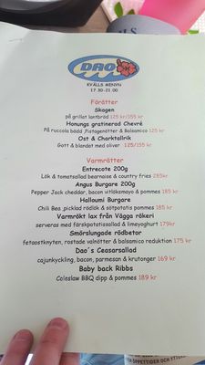 Menu photo 2 Dao Beach Bromma, AB