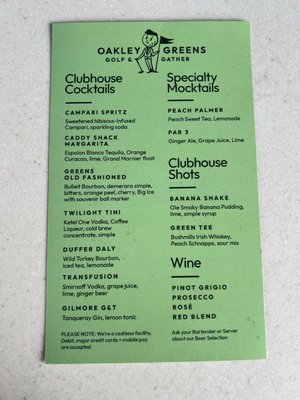 Menu photo 4 Oakley Greens Cincinnati, OH Menu photo 4 Oakley Greens Cincinnati, OH