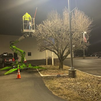 Airbourne Tree Service - Some late night tree Trimming at Honda dealership - Landscaping Near Me Airbourne Tree Service - Some late night tree Trimming at Honda dealership - Landscaping Near Me