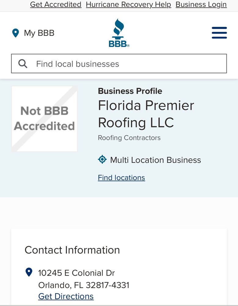 Slide of Florida Premier Roofing