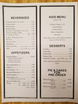 Menu photo 2 Sandi's Kountry Kitchen Mooers, NY Menu photo 2 Sandi's Kountry Kitchen Mooers, NY