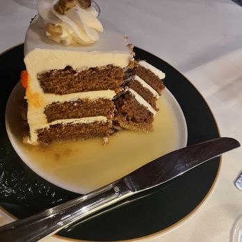 Butcher & Rose - Carrot cake with a pineapple purée - Steakhouses Near Me - Columbus, Ohio Butcher & Rose - Carrot cake with a pineapple purée - Steakhouses Near Me - Columbus, Ohio