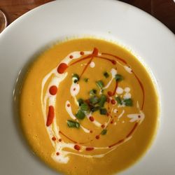 Narrow Gauge Restaurant - Carrot ginger soup