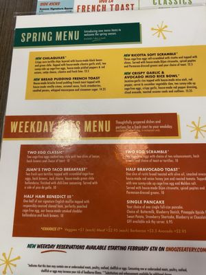 Menu photo 5 Snooze, an A.M. Eatery Arvada, CO Menu photo 5 Snooze, an A.M. Eatery Arvada, CO