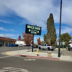 Brickyard Gym - Our new sign on Butte Street, thanks to our friend, Steve, at SIGNCO!