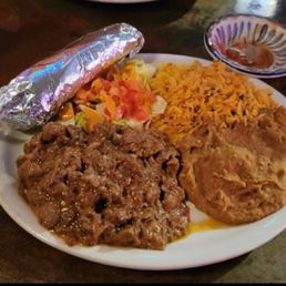 Carne Guisada Plate Carne Guisada Plate