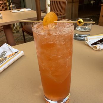 Little Palm - JINGLEBIRD IN PARADISE
(DERRUMBES MEZCAL, APRICOT, CINNAMON INFUSED APEROL, LEMON, BUBBLES) - Cocktail Bars Near Me - Charleston, South Carolina Little Palm - JINGLEBIRD IN PARADISE
(DERRUMBES MEZCAL, APRICOT, CINNAMON INFUSED APEROL, LEMON, BUBBLES) - Cocktail Bars Near Me - Charleston, South Carolina