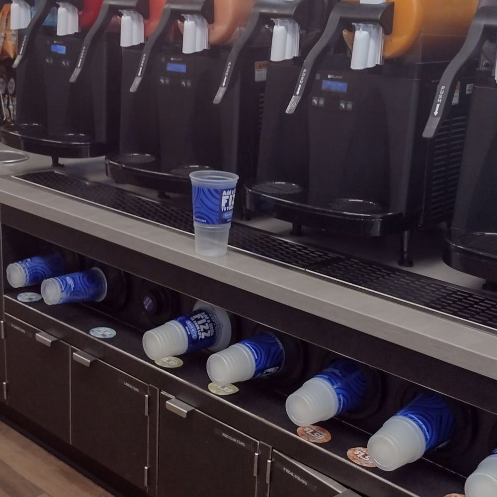Sheetz - a row of beverage dispensers in a store - Convenience Stores Near Me - TAPPAHANNOCK, Virginia Sheetz - a row of beverage dispensers in a store - Convenience Stores Near Me - TAPPAHANNOCK, Virginia