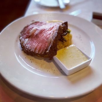 Mural Room - The prime rib - which wasn't what we ordered but my son loved it. It was cooked very nicely and had a good flavor. - American Near Me - Moran, Wyoming
