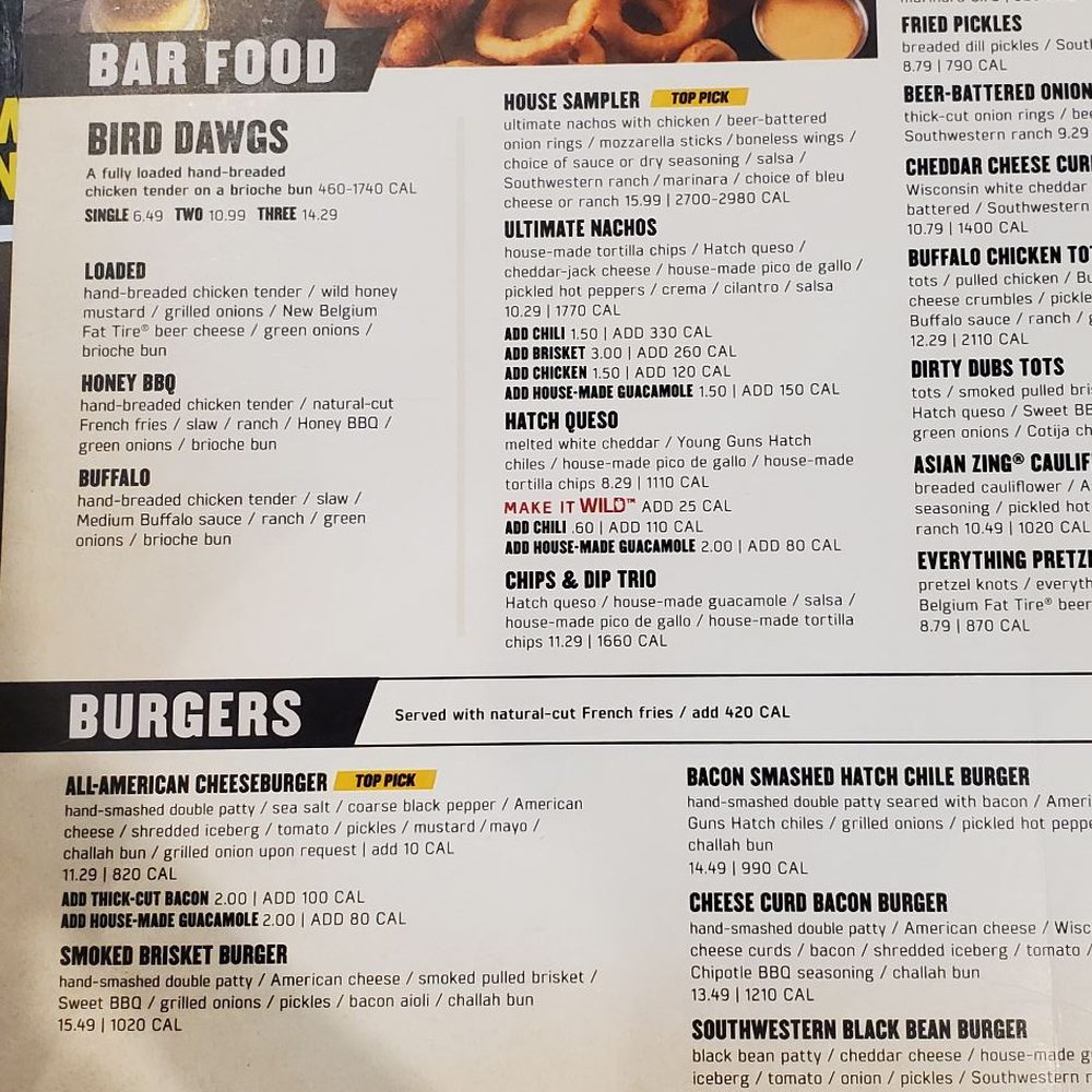 Buffalo Wild Wings - Menu - Sports Bars Near Me - Fredericksburg, Virginia