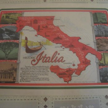 DeNicola's Restaurant - A fun place mat which features a map of Italy. Well, the map doesn't show Sardinia (Sardegna), so I'm sure they'd be pissed. - Italian Near Me - Portland, Oregon DeNicola's Restaurant - A fun place mat which features a map of Italy. Well, the map doesn't show Sardinia (Sardegna), so I'm sure they'd be pissed. - Italian Near Me - Portland, Oregon