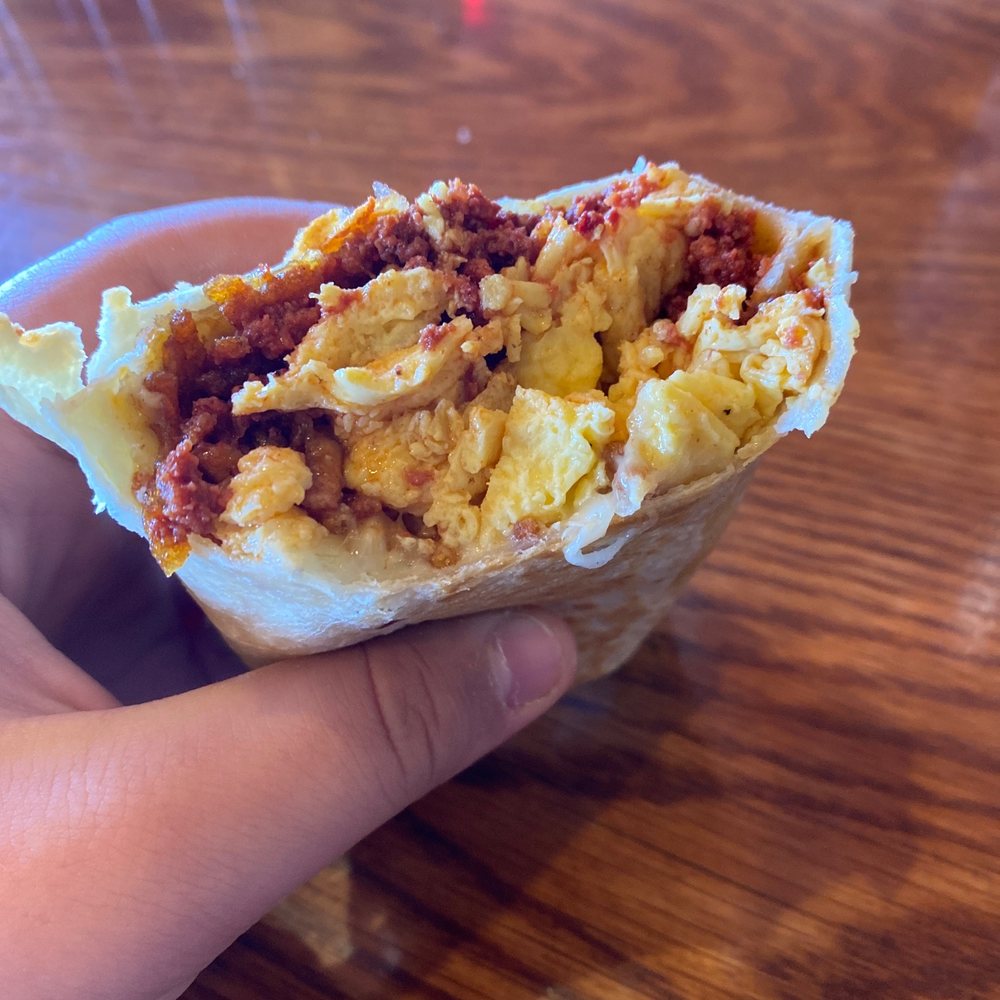 Dory Deli - A egg and chorizo borrito. - Delis Near Me - Newport Beach, California Dory Deli - A egg and chorizo borrito. - Delis Near Me - Newport Beach, California