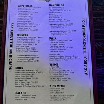 Abc Pub - Menu - Burgers Near Me - Salem, Illinois