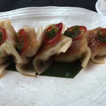 Roka Akor - Chicago - Shrimp and lobster dumpling - Sushi Bars Near Me - Chicago, Illinois Roka Akor - Chicago - Shrimp and lobster dumpling - Sushi Bars Near Me - Chicago, Illinois