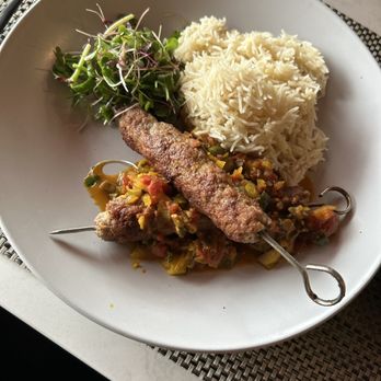 Brickland - Lamb kabobs - New American Near Me - Sacramento, California Brickland - Lamb kabobs - New American Near Me - Sacramento, California