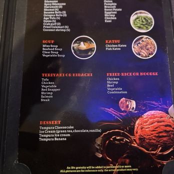 Sushi Ichii - All you can eat menu - Sushi Bars Near Me - Katy, Texas